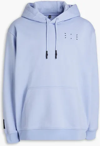 French cotton-terry hoodie