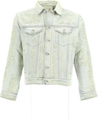 1017 ALYX 9SM Destroyed-Effect Denim Jacket