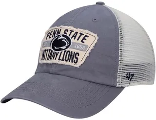 Men's Navy Penn State Nittany Lions Crawford Clean Up Trucker Snapback Hat
