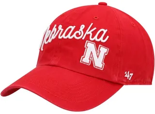 Women's Scarlet Nebraska Huskers Millie Clean Up Adjustable Hat