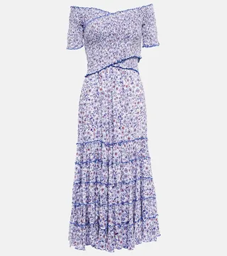 Soledad floral midi dress