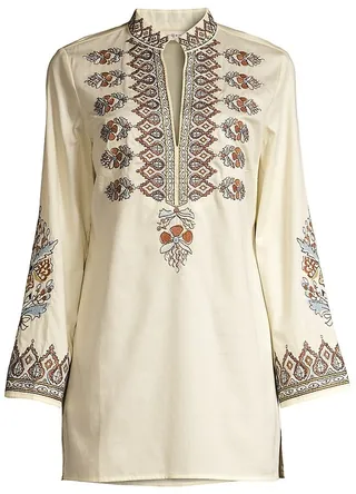 Embroidered Cotton Tunic
