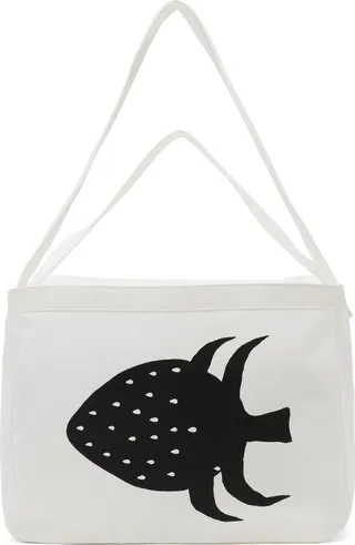 Comme des Garçons Shirt White Brett Westfall Edition Strawberry Tote