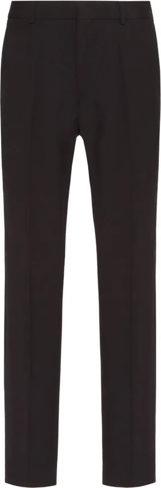 Slim-Cut Trailored Trousers