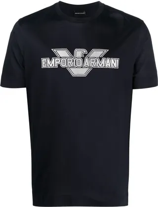 embroidered-logo cotton T-shirt