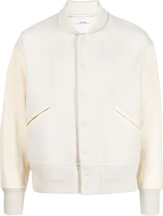 Wool Blend Bomber Jacket