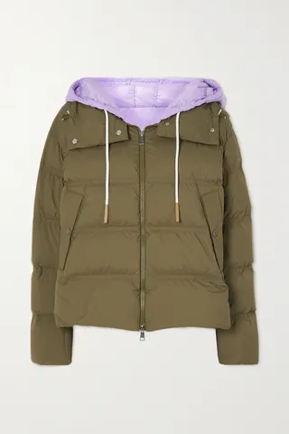 Moncler - Loctudy Hooded Quilted Shell Down Jacket - Brown