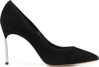 100mm Heeled Suede Pumps