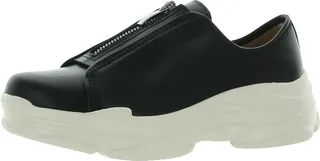 Stomper Womens Leather Padded Insole Slip-On Sneakers