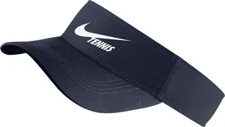 Nike Unisex Dri-FIT Swoosh Tennis Visor in Blue