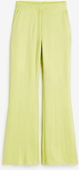 Flared Viscose Pants