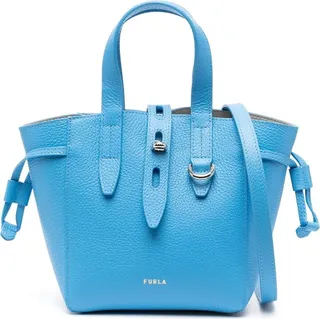 mini Net leather tote bag