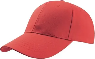 Atlantis Zoom Sports 6 Panel Baseball Cap - Red
