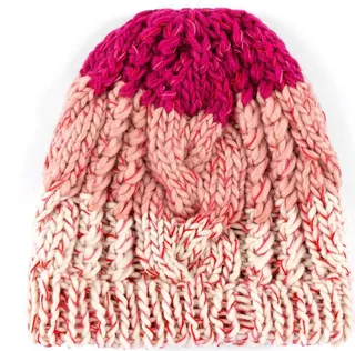 Shiraleah Spencer Pink Ombre Knit Beanie