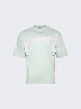 Curb Embroidered T-Shirt Sage Green