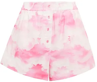 Ponisan cotton poplin shorts