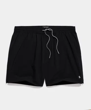 5" Montauk Swim Short in Pitch Black