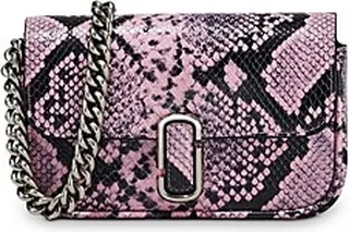 Marc Jacobs The Snake-Embossed J Marc Mini Shoulder Bag