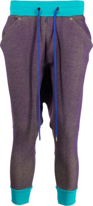 Cropped Drawstring Trousers