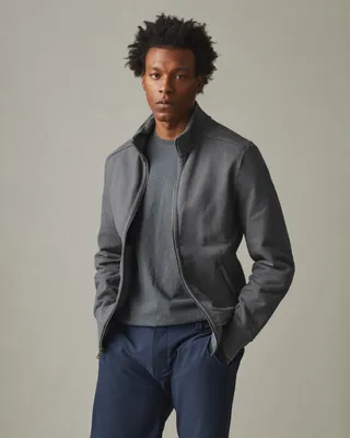 Moto Full Zip - Iron
