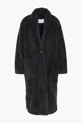 Faux shearling coat