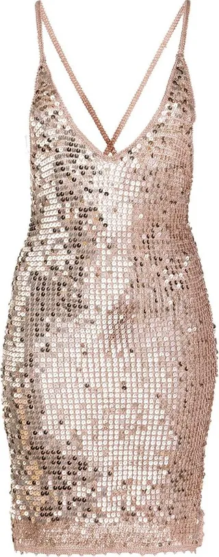 Elliana sequin-embellished minidress