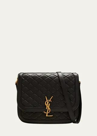 YSL Medium Quilted Leather Shoulder Bag