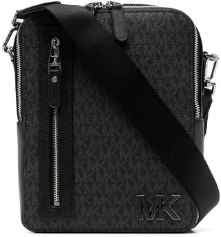 Hudson monogram-print crossbody bag