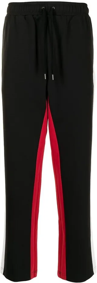 Side-Stripe Straight Trousers