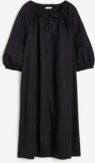 Drawstring-detail Dress