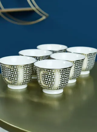 Set of 6 Chaffe Tea Cup