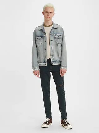 Levi's Skinny Taper Fit Men's Jeans - Dark Black
