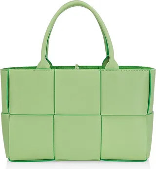 Small Fun Arco Leather Tote