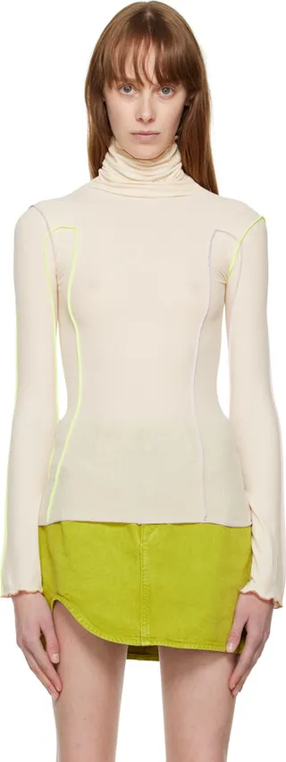 Baserange Beige Omato Turtleneck