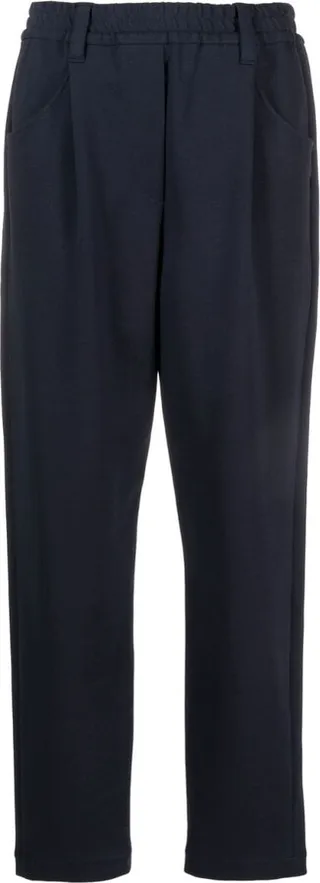 Elasticated-Waist Trousers