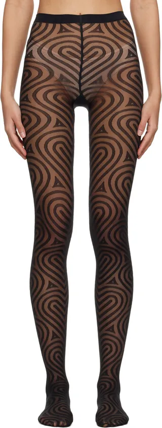 Wolford Black Heart Tights