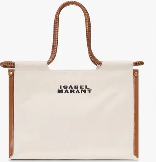 Isabel Marant Logo Printed Tote Bag
