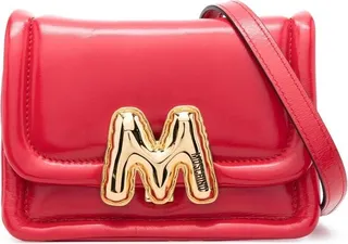 Logo-Plaque Detail Shoulder Bag