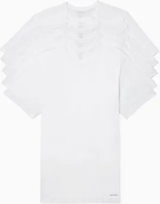 Cotton Slim Fit 5-Pack Crewneck T-Shirt