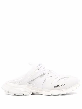 Track lace-up mule sneakers