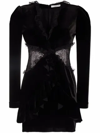 Lace-Embellished Cocktail Dress