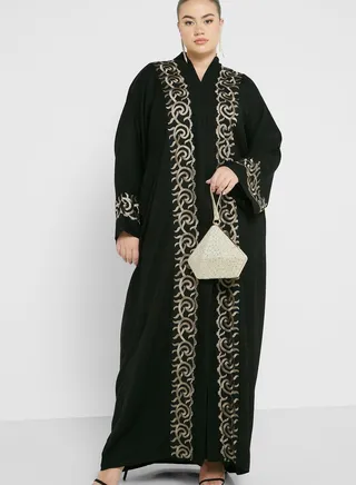 Embroidery Detail Abaya