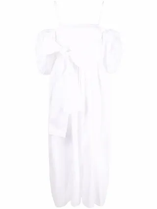 Joel bow-detailing midi dress