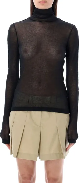 Helmut Lang Sheer Turtleneck T-Shirt