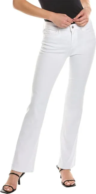 Joe's Jeans White Petite Bootcut Jean