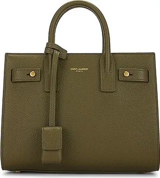 Saint Laurent Nano Sac De Jour Bag in Olive
