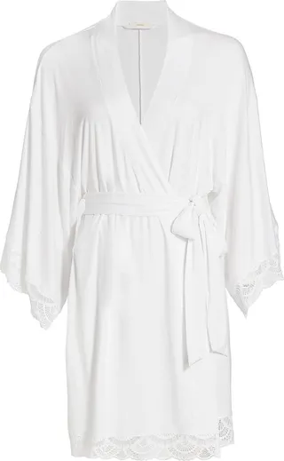 Mariana Modal Lace-Trim Robe