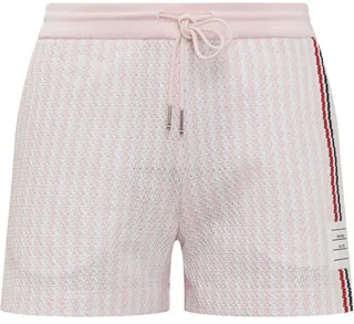 Thom Browne RWB Striped Drawstring Knit Shorts