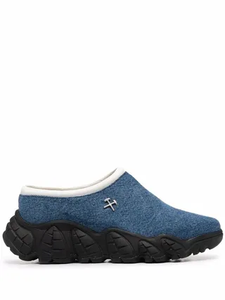 Logo-Plaque Slip-On Trainers