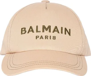 Logo cotton twill baseball cap